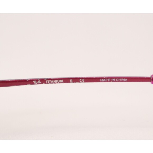 Ray Ban RB1013T 3019 Kids Eyeglasses 44-17-125 Titanium Pink Full Rim FRAME ONLY - Picture 10 of 11